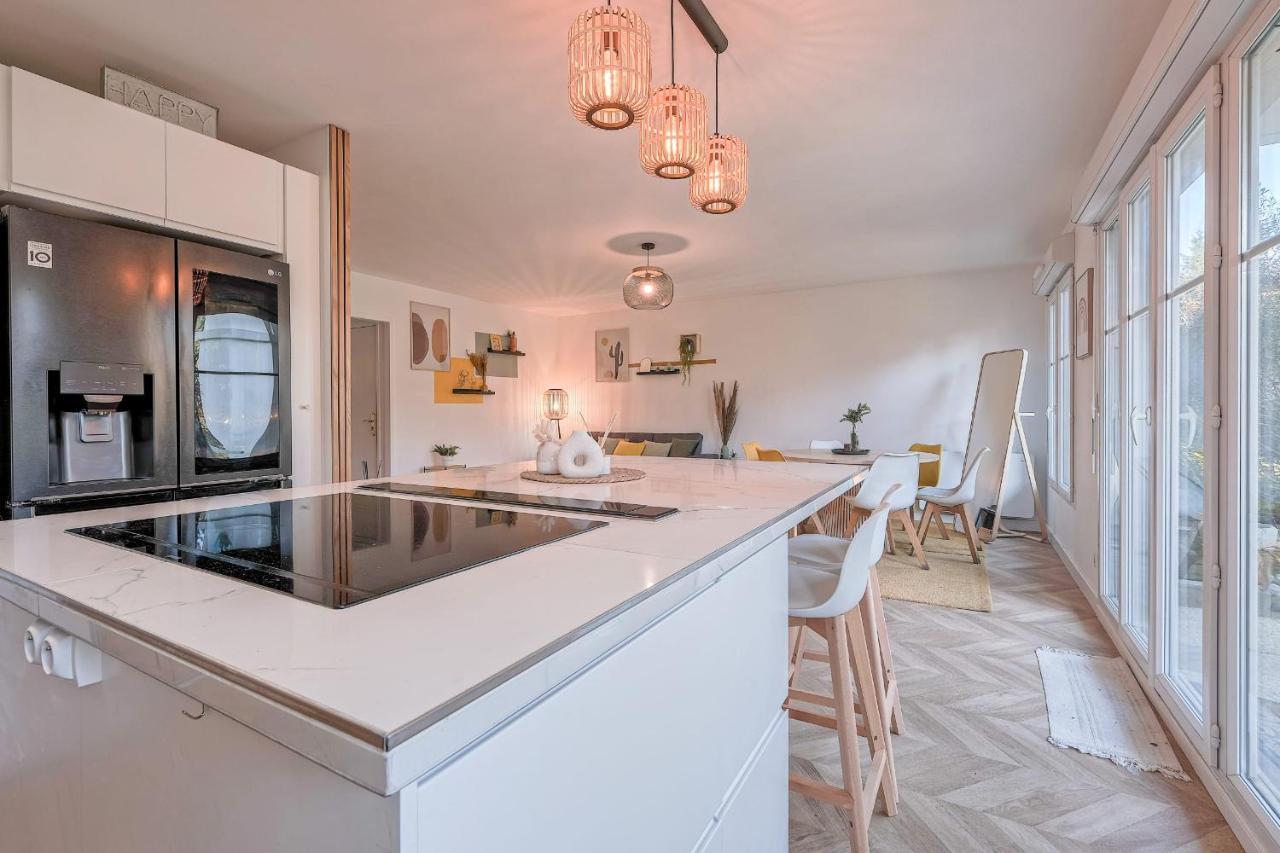 Emma - F3 Apartment With A Garden Montévrain Eksteriør bilde